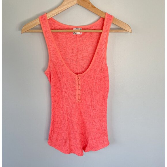 Free People Intimately Pointelle Henley Racer Tank - Picture 2 of 10
